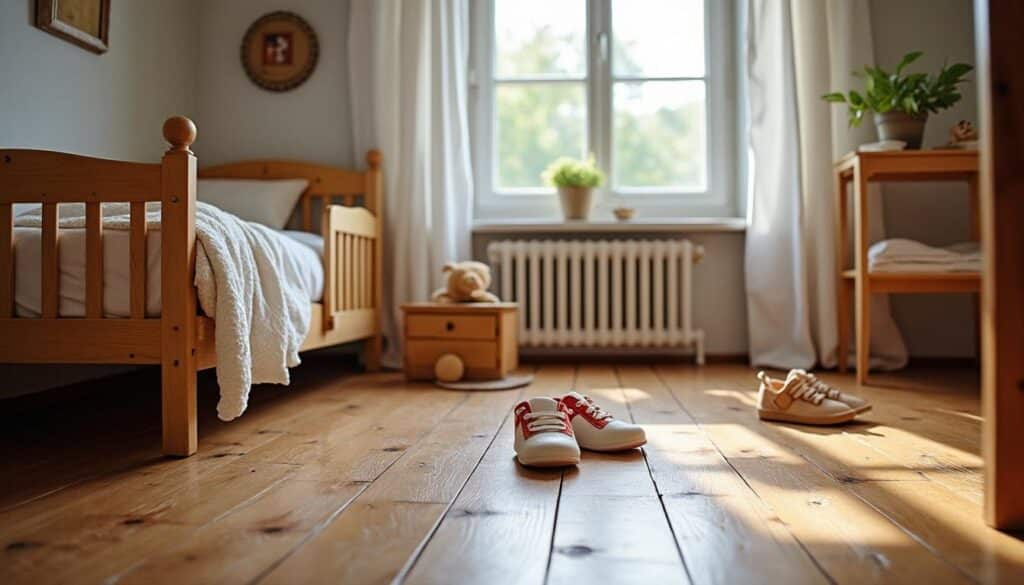 Solutions pour un parquet silencieux dans la chambre d'enfant
