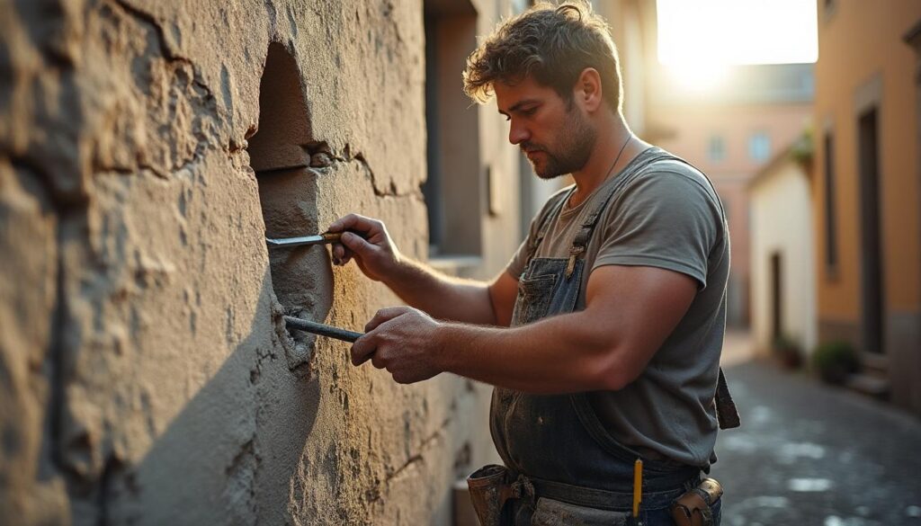 La reprise des fissures de façade en maçonnerie lors de la rénovation