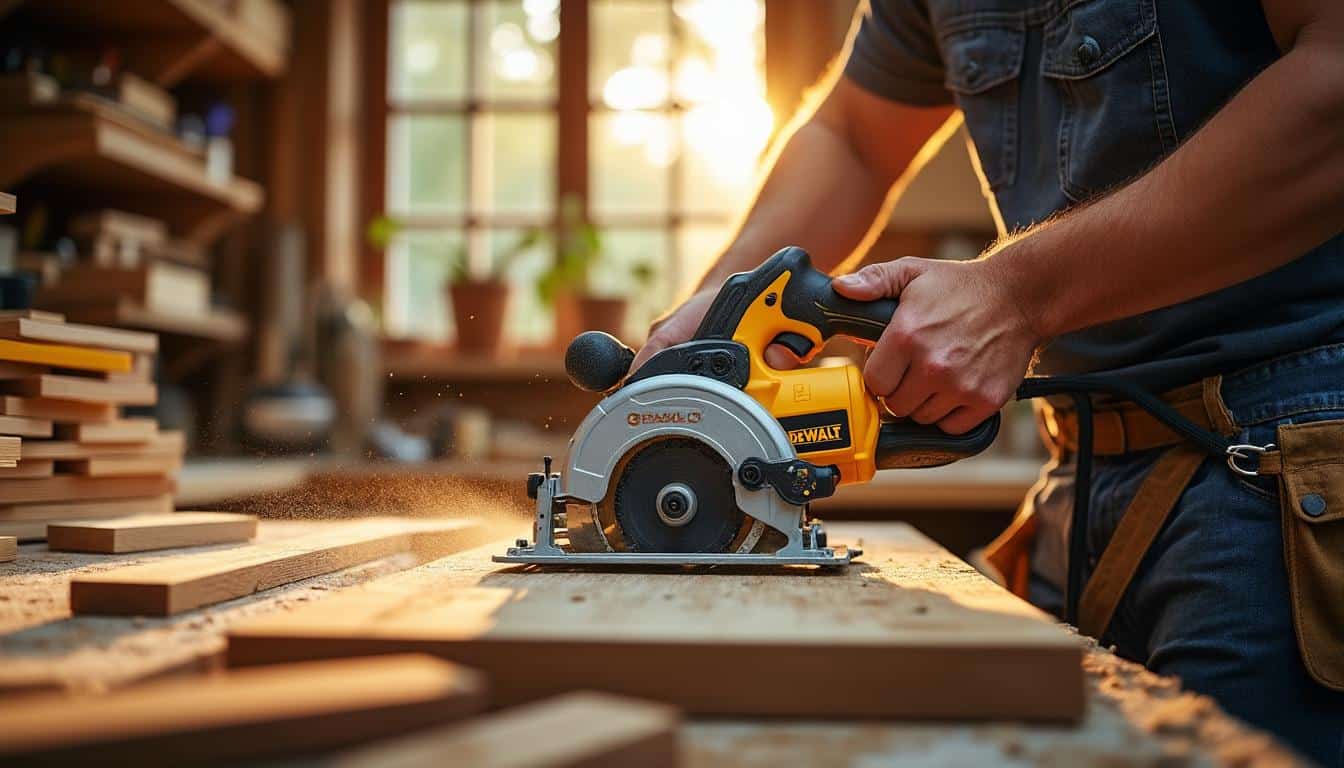 Illustration: Pourquoi la scie sauteuse Dewalt est un allié incontournable pour vos travaux