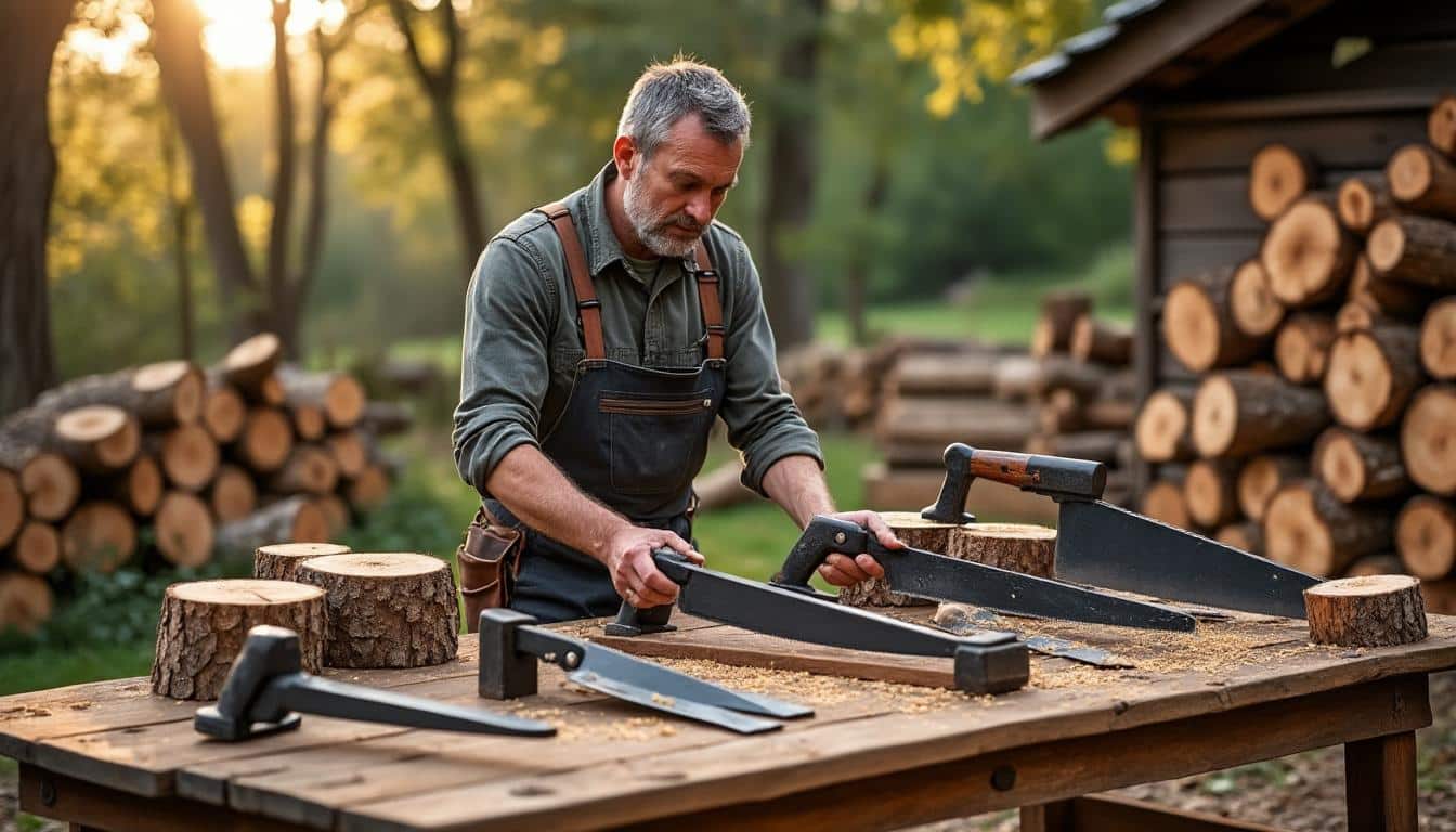 Illustration: Comment bien choisir la scie adaptée pour couper du bois de chauffage