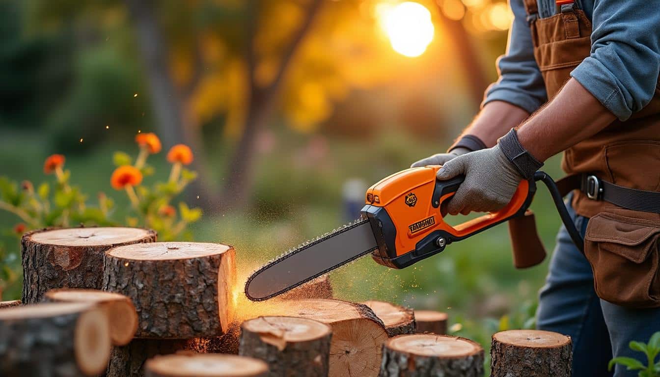 Illustration: Comprendre l’utilité d’une scie à bûche dans vos travaux de bois