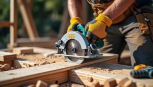 Scie circulaire sans fil AEG : puissance et liberté de coupe