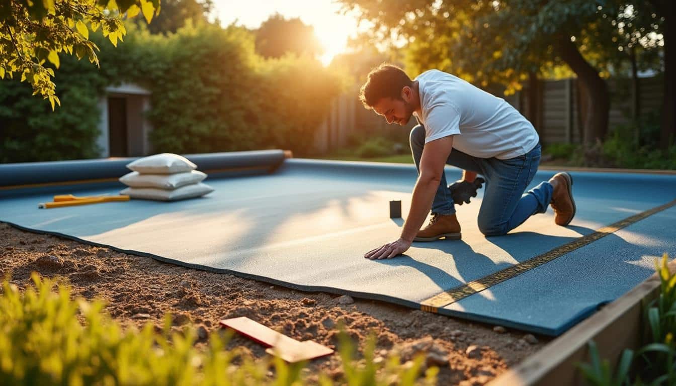 Illustration: Bien préparer le terrain pour accueillir une piscine hors sol