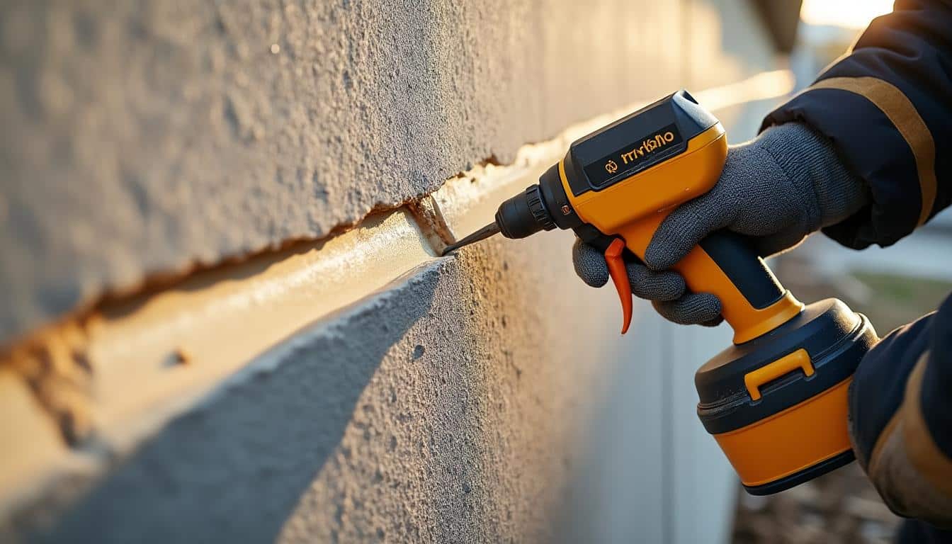 Silicone pour fissure de mur extérieur : guide pour une réparation durable