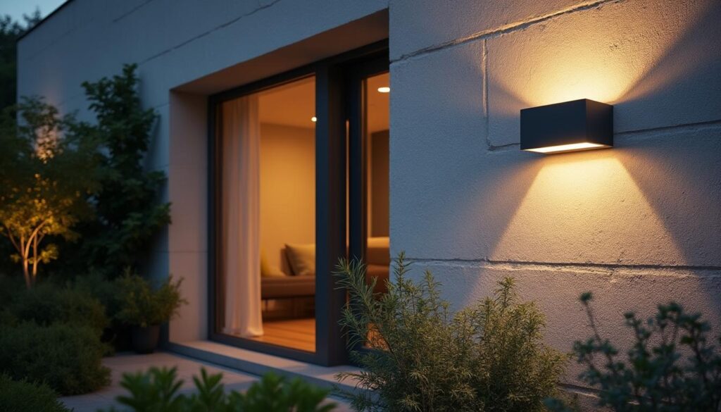 Applique murale extérieure moderne : design et performance durable