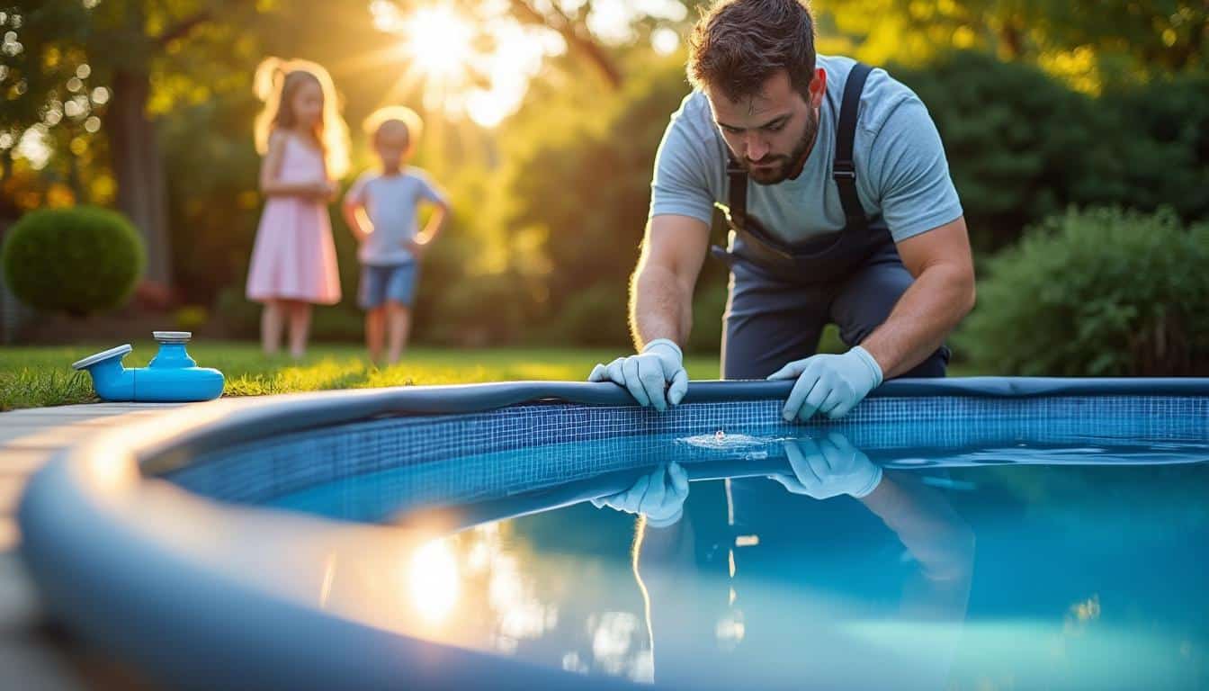 Illustration: Comprendre les fuites dans une piscine hors sol : causes et impacts essentiels