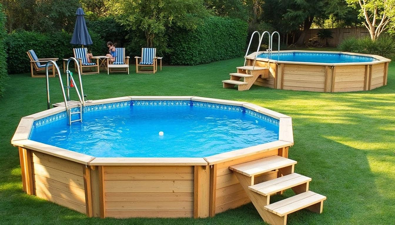 Illustration: Les différentes structures et formes des piscines hors sol en bois pour bien choisir