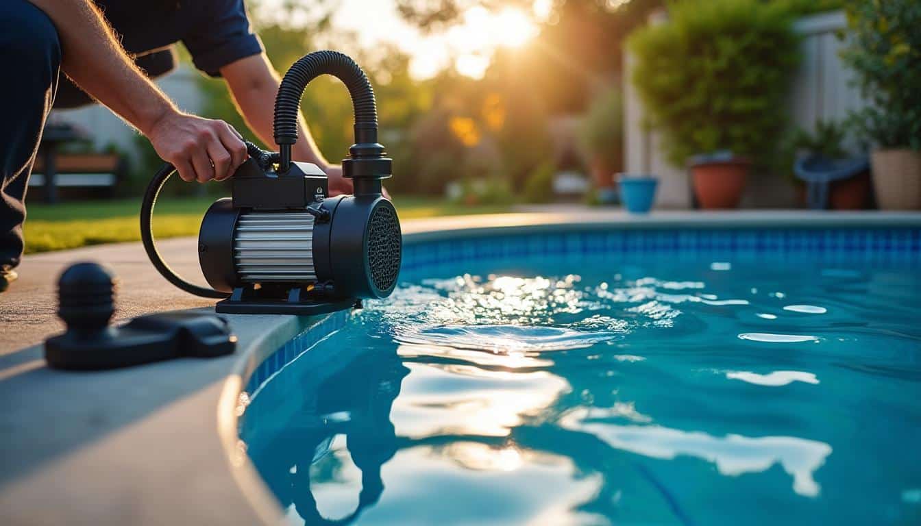 Illustration: Pourquoi la pompe est-elle l’élément clé de votre piscine hors sol ?