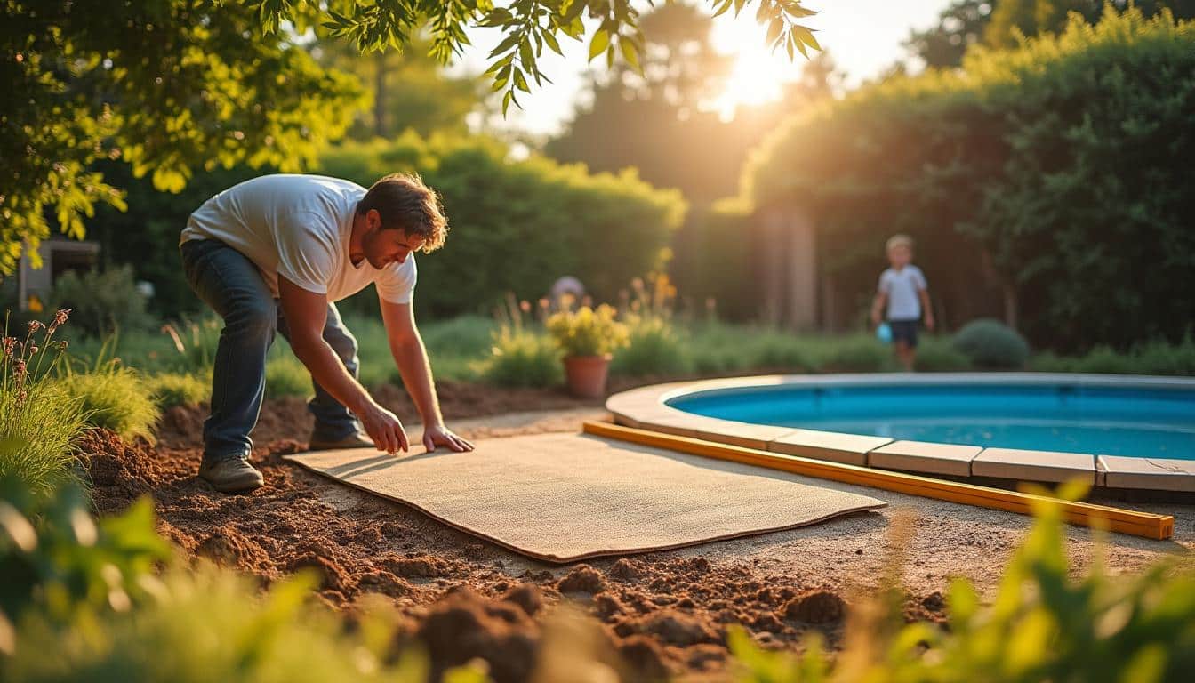 Illustration: Pourquoi il est essentiel de bien préparer le sol avant d’installer votre piscine hors sol