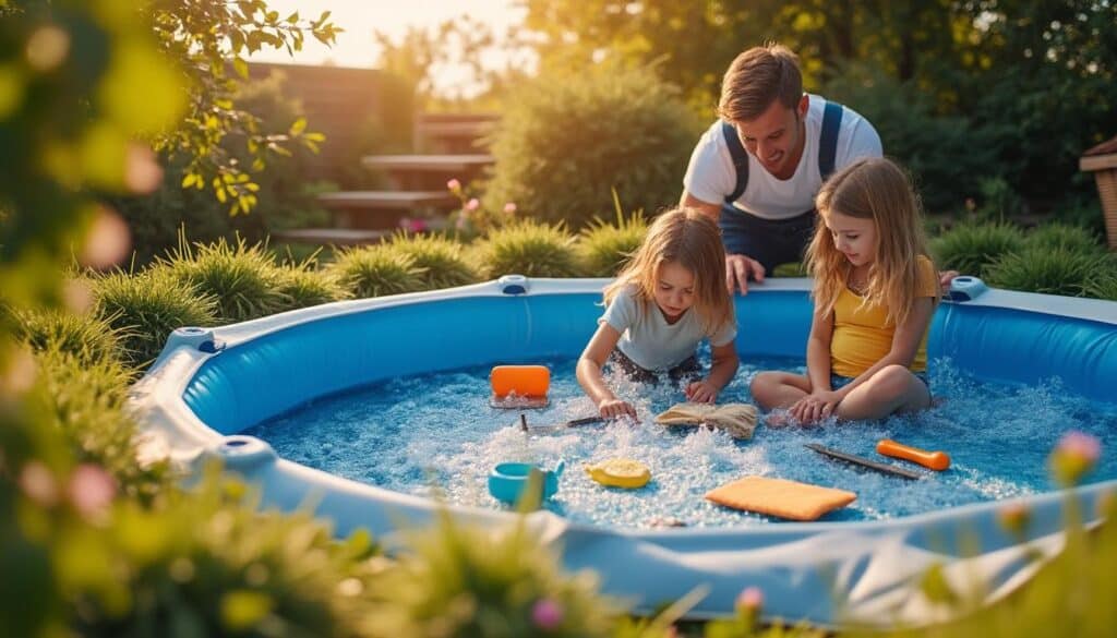Que mettre sous une piscine hors sol pour une installation durable