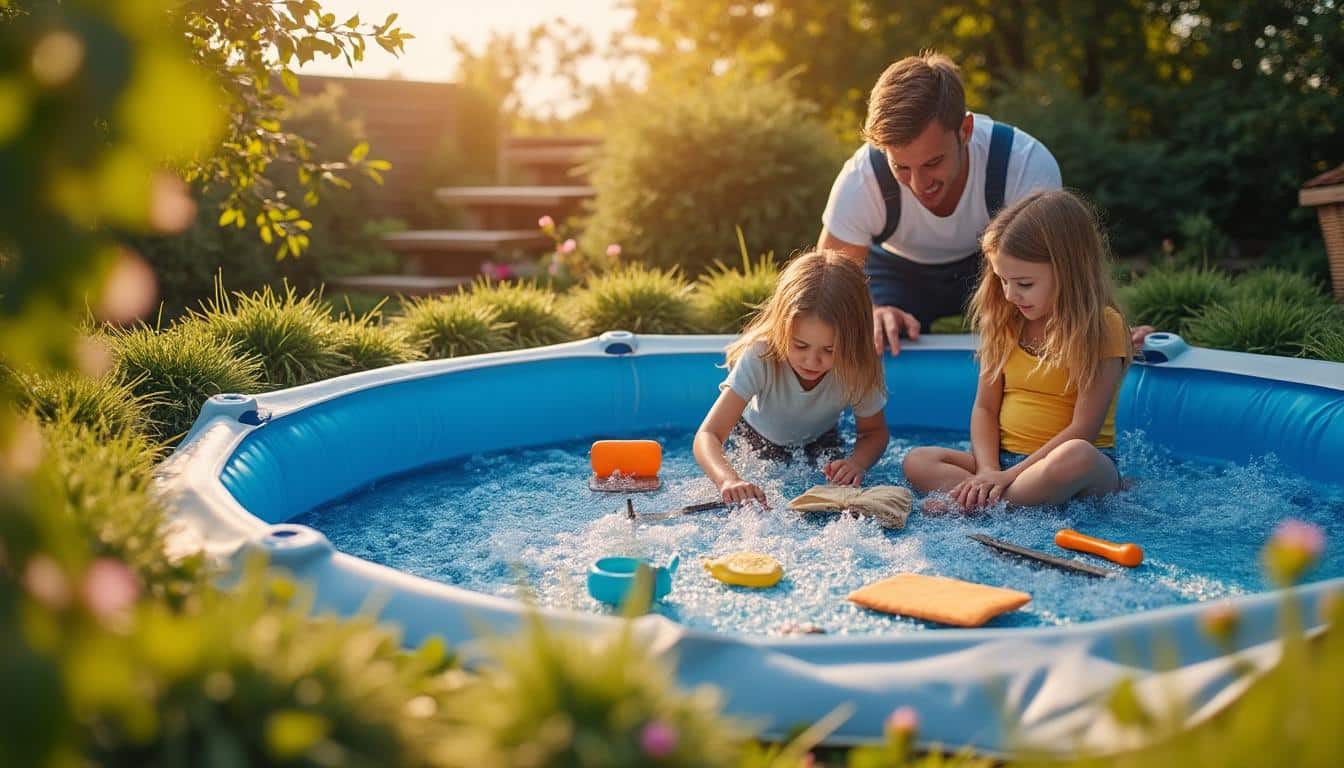 Que mettre sous une piscine hors sol pour une installation durable