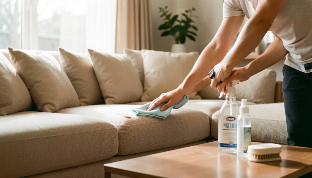 Comment nettoyer un canapé selon le tissu et les taches