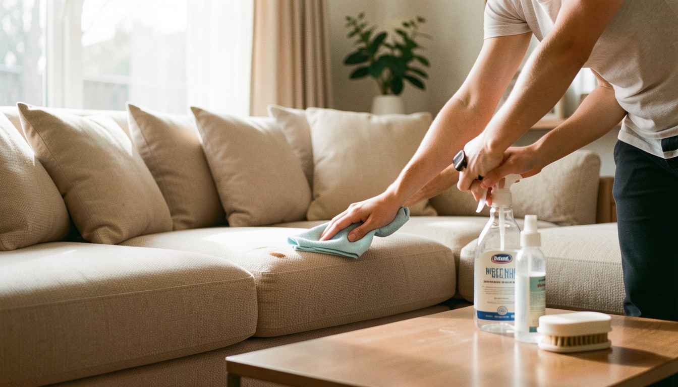 Comment nettoyer un canapé selon le tissu et les taches