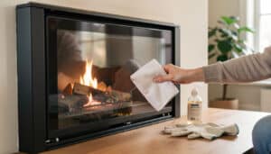 Comment nettoyer la vitre d’un insert sans la rayer
