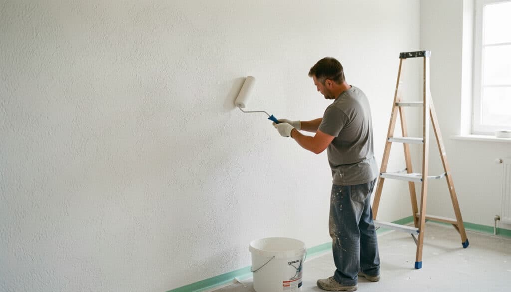 Comment peindre un crépi intérieur sans faux pas